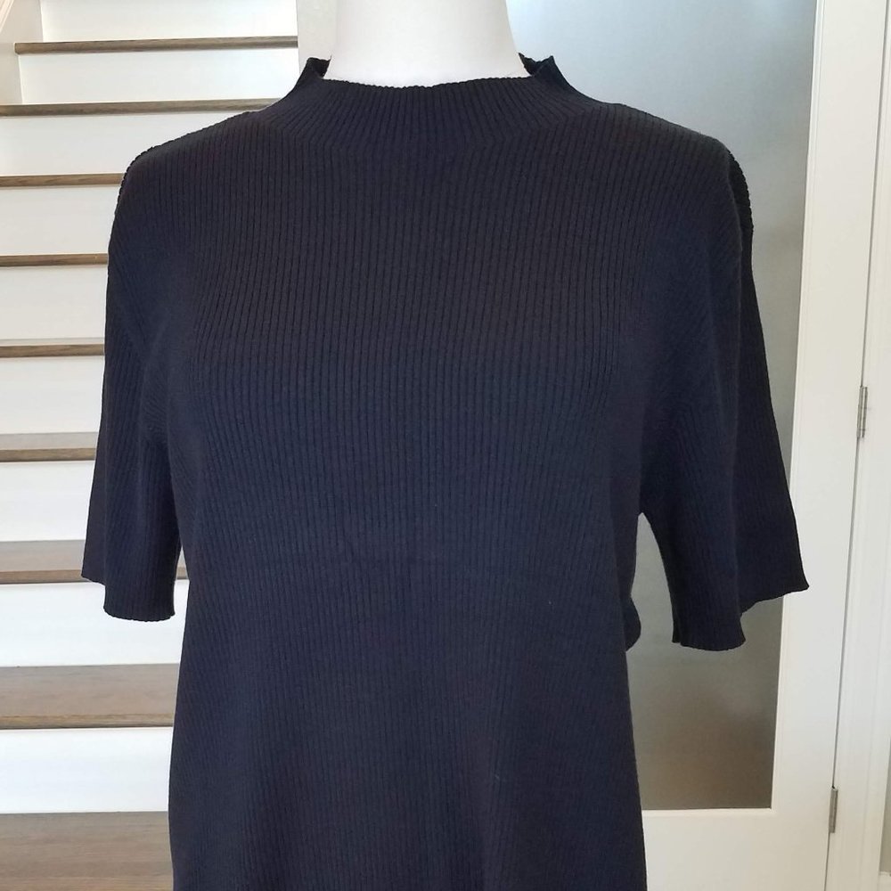 NWT Short Sleeve Mock Turtle Neck